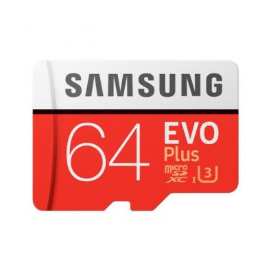 Samsung EVO Plus 64GB MicroSDXC U3 Class 10 + Adapter