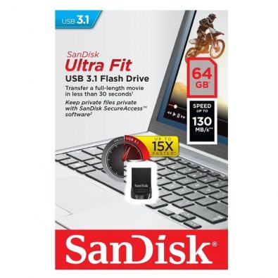 SanDisk SDCZ430-064G-G46 Ultra FIT 64GB USB 3.1