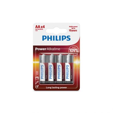 Philips Power Αλκαλικές Μπαταρίες AA 1.5V 4τμχ