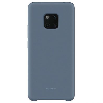 Huawei Mate 20 Pro Silicone Case Back Light Blue