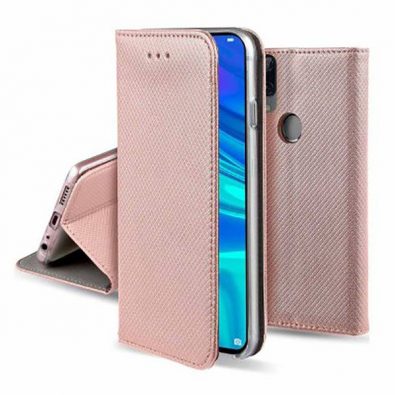 HUAWEI P SMART 2019/HONOR 10 LITE MAGNETIC BOOK CASE ROSE/GOLD